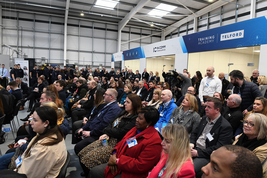 Around 200 guests were present to see In-Comm Training unveil its £3 million training academy in Telford