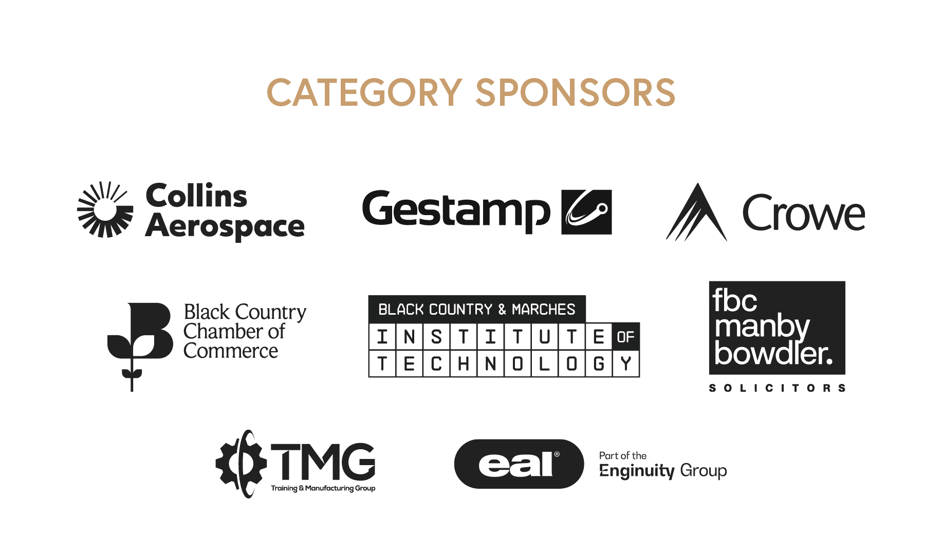 IC awards category sponsors