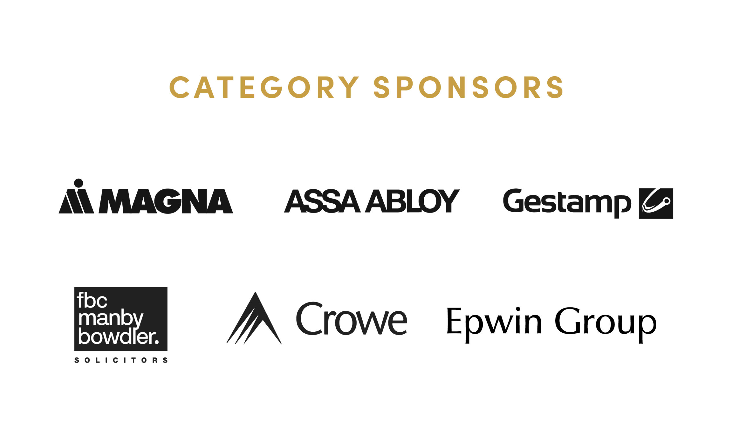 IC Awards Sponsors